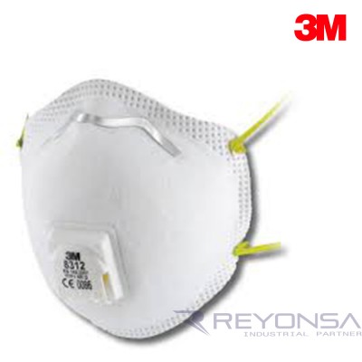 3M 8312 FFP1 Ventilli Toz ve Sis Maskesi